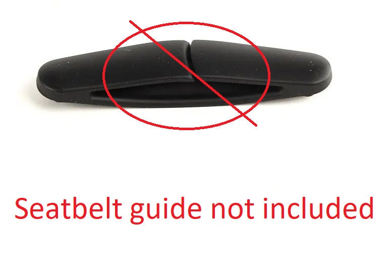 BMW Z3 and M Roadster Seat Belt Guide Fix (2x, Pair)