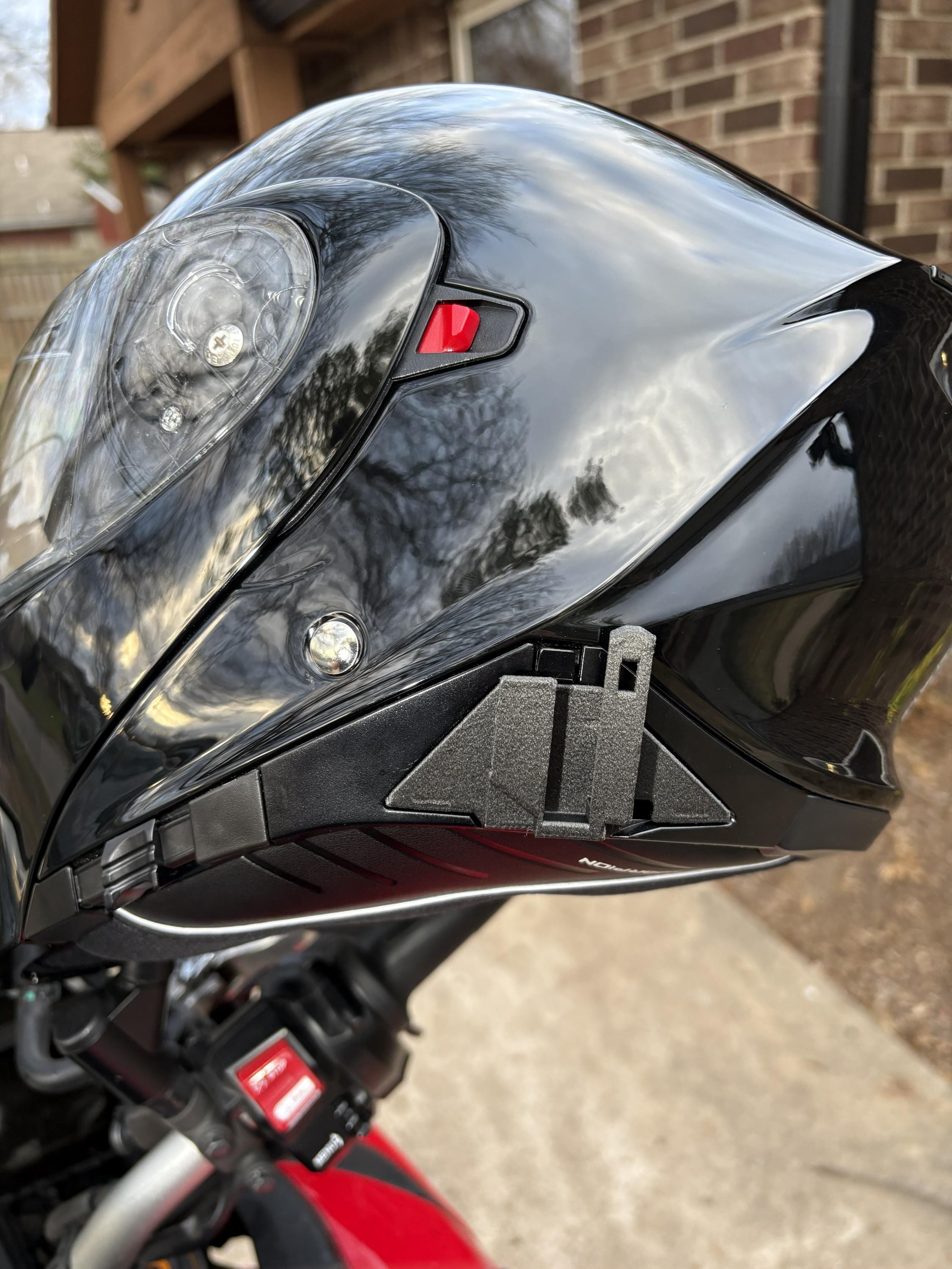 Scorpion EXO-Com Helmet Adapter for Cardo Packtalk Edge – 3D Printed Carbon Fiber Mount