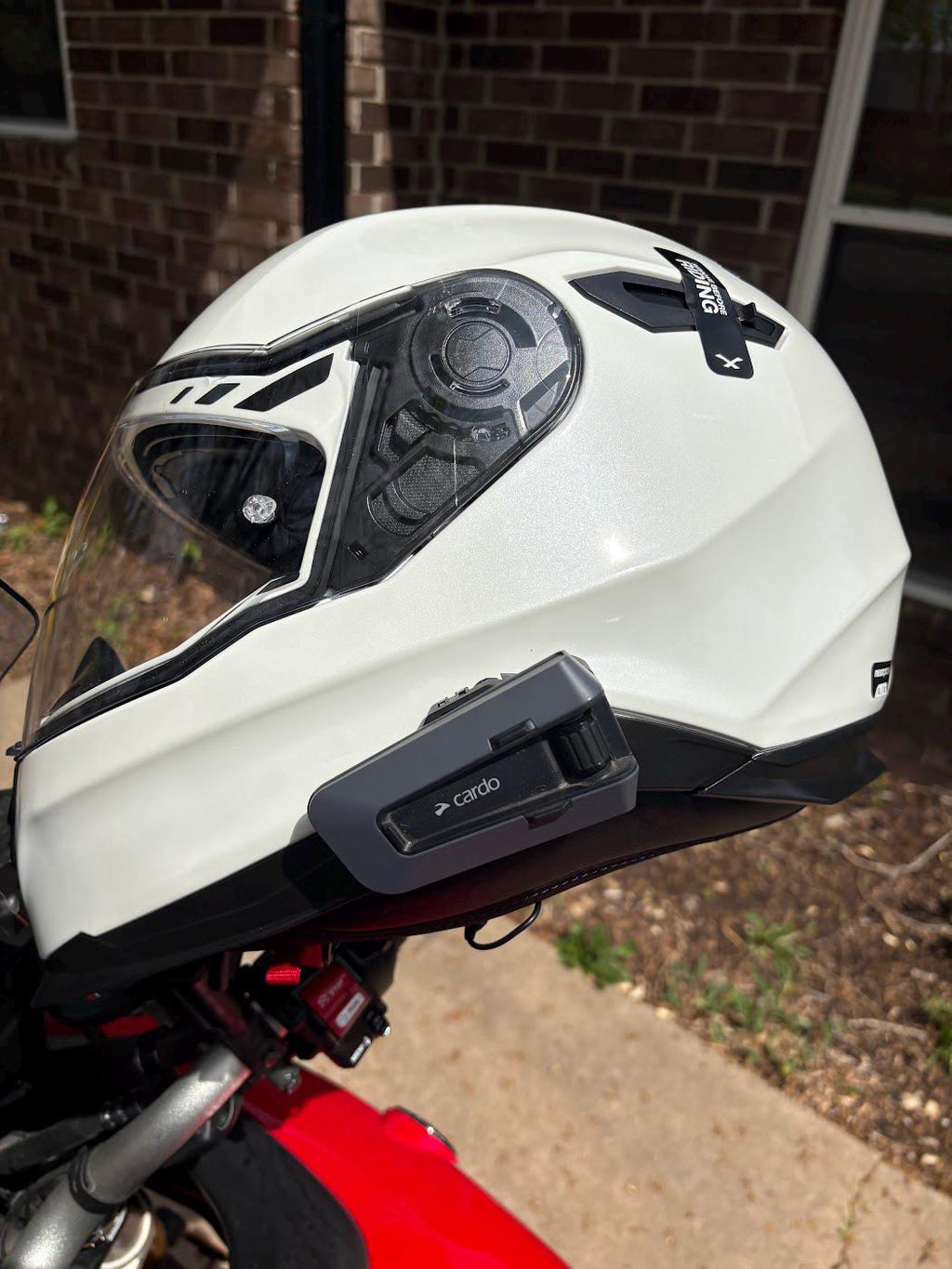 NEXX X-COM3 Helmet Adapter for Cardo Packtalk Edge – 3D Printed Carbon Fiber Mount