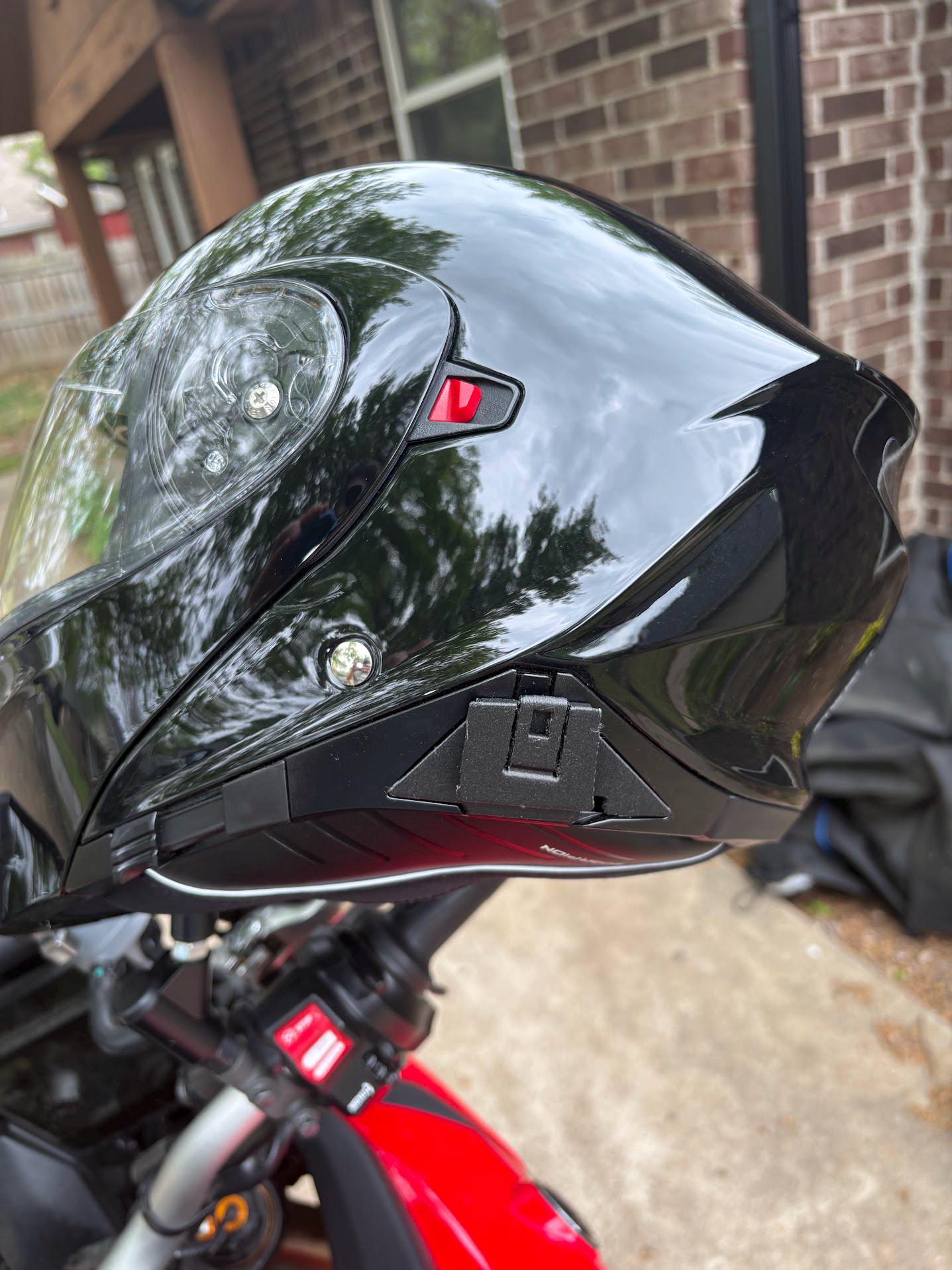 Scorpion EXO-Com Helmet Adapter for Cardo Packtalk Bold – 3D Printed Carbon Fiber Mount