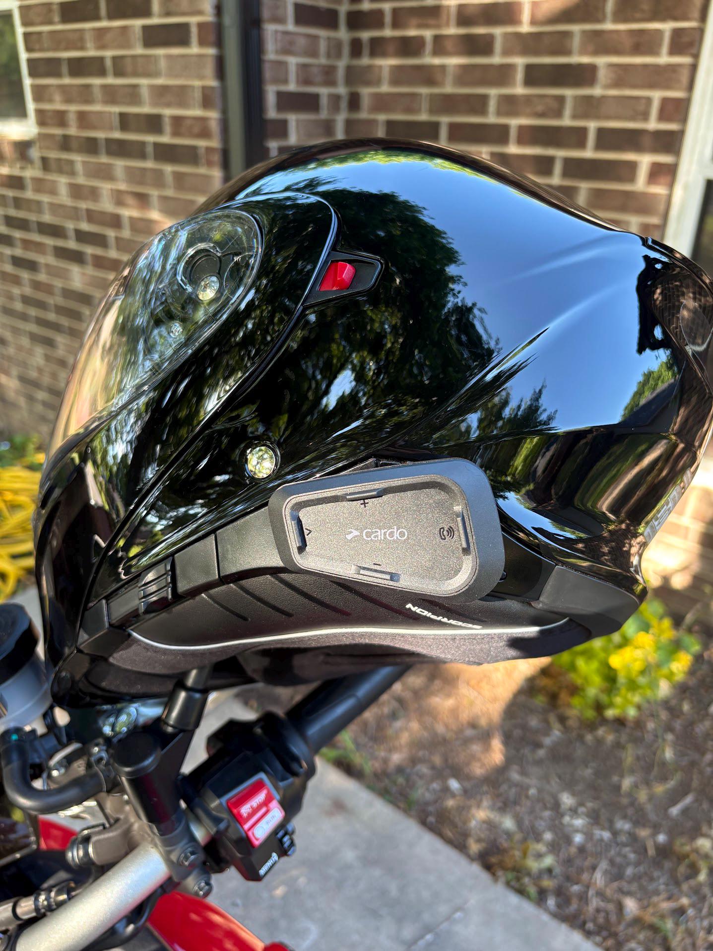 Scorpion EXO-Com Helmet Adapter for Cardo Freecom or Spirit – 3D Printed Carbon Fiber Mount