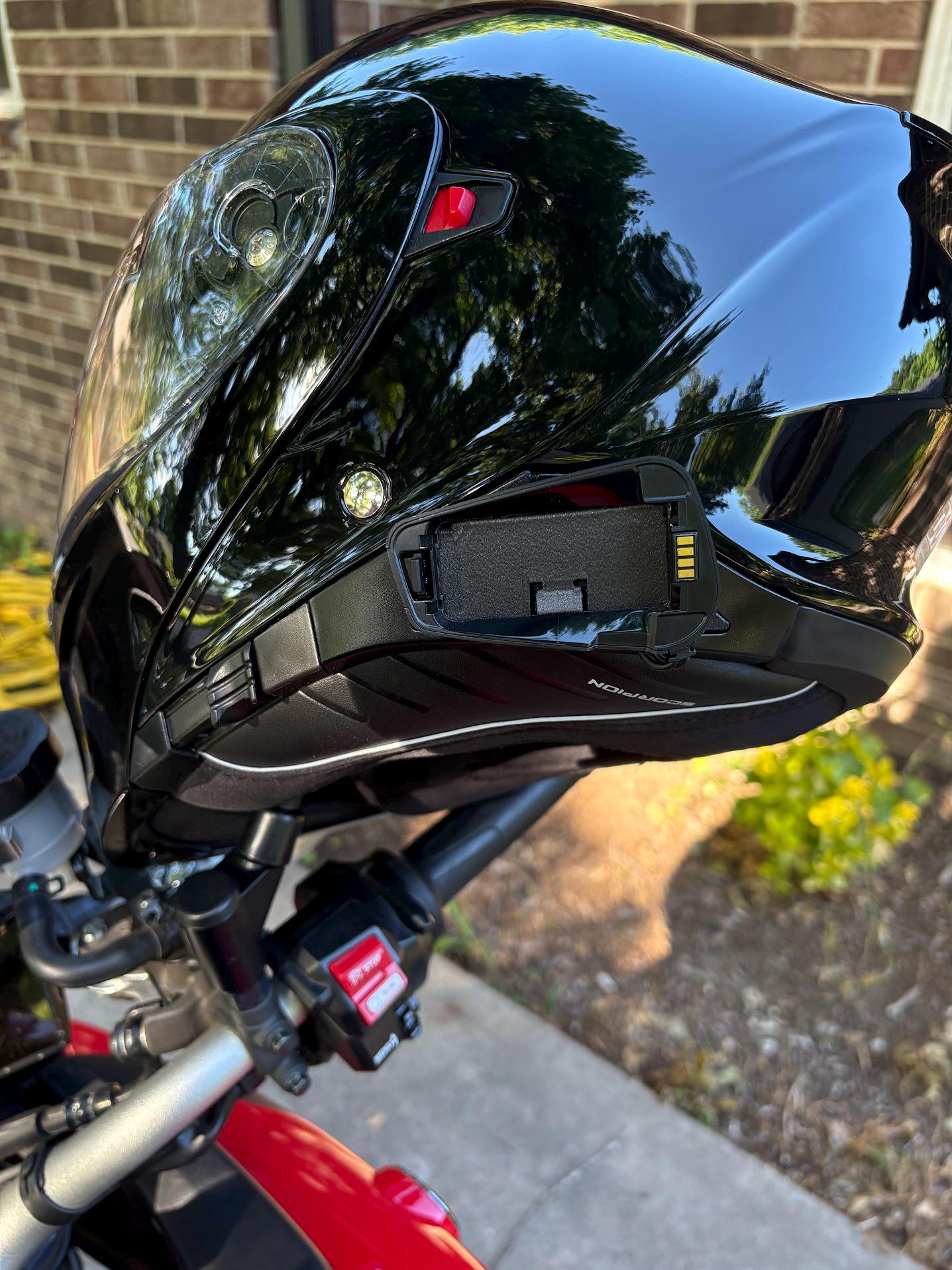 Scorpion EXO-Com Helmet Adapter for Cardo Freecom or Spirit – 3D Printed Carbon Fiber Mount